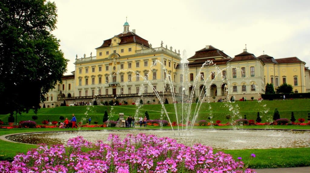 Rückseite des Schlosses