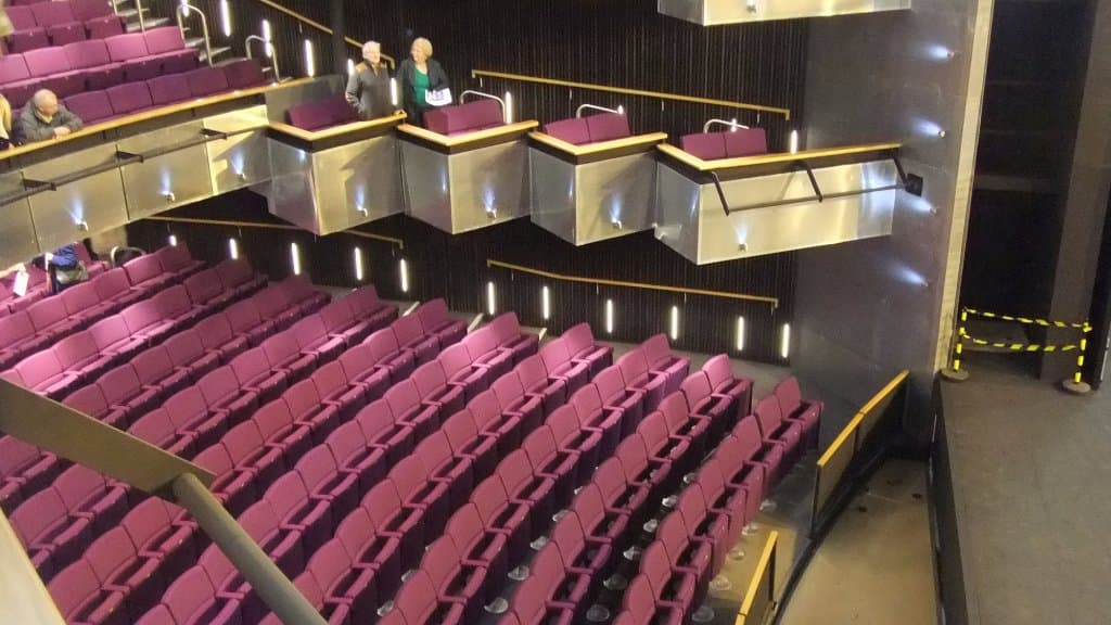 Stalls and circle boxed