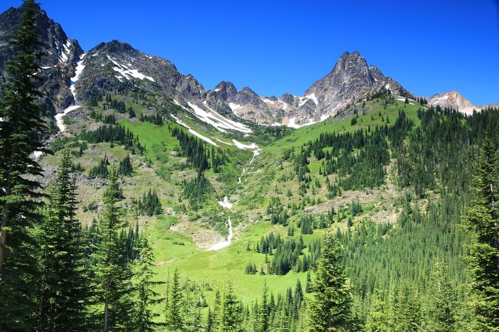 Washington Pass Viewpoint North Cascades Highway Washington
