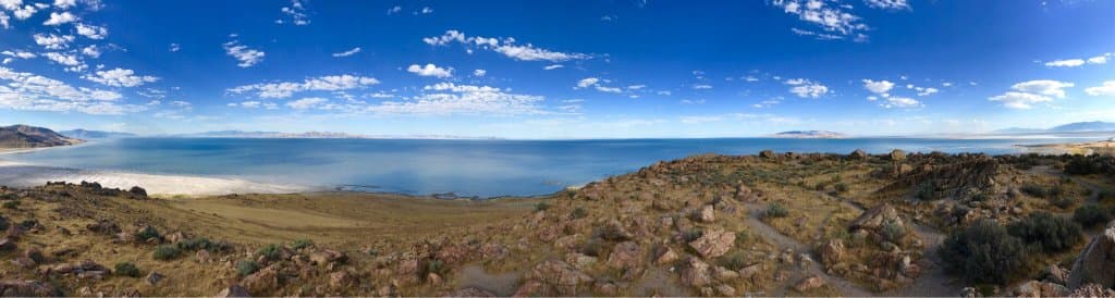 Bridger Bay Beach Antelope Island State Park Utah