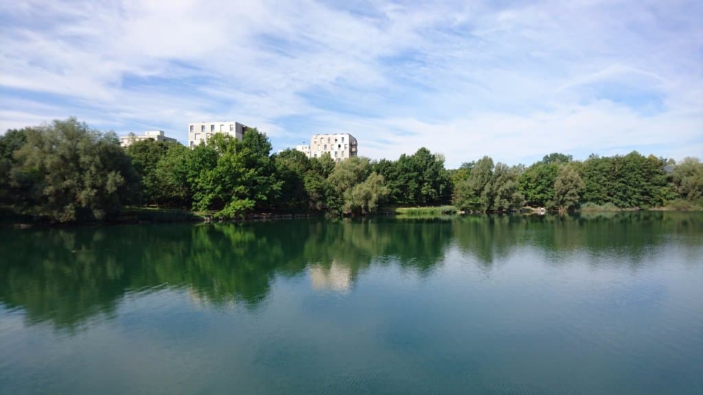 particolare del lago