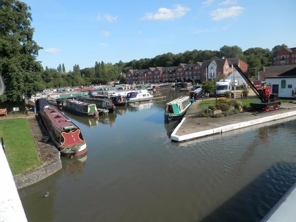 Braunston Marina from Canal bridge