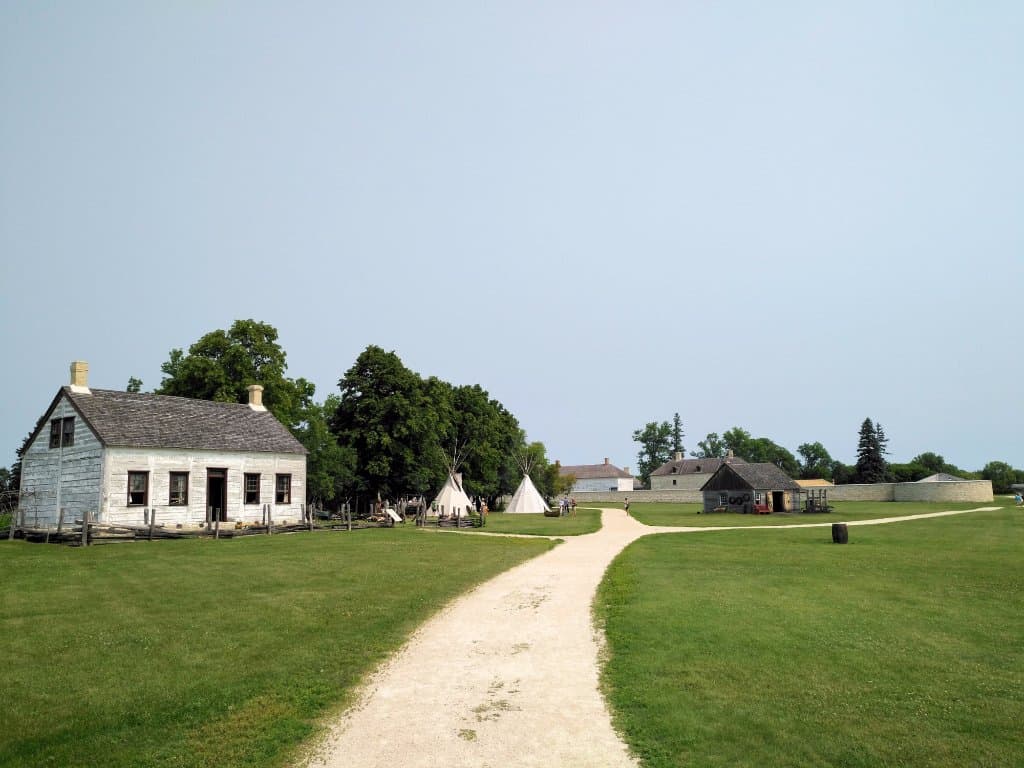 Lower Fort Garry and the "village" around it.