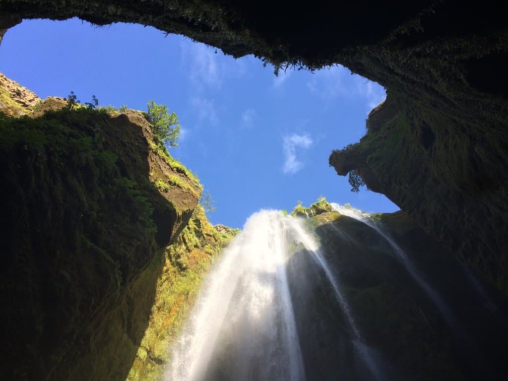 Worth the short hike through the stream