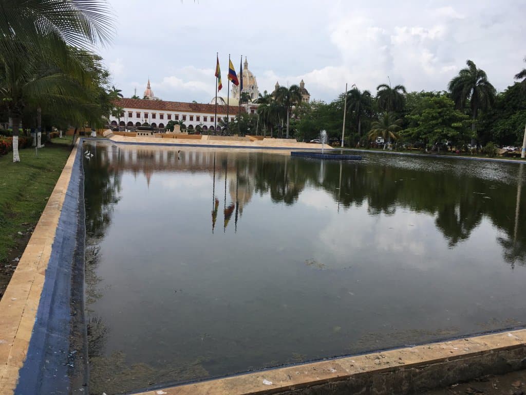 Parque de la Marina - the lake