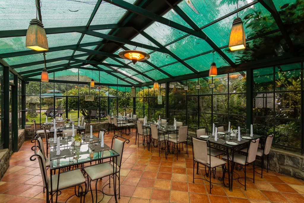 Glass house restaurant