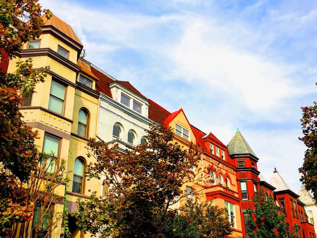 Row houses in Adams Morgan