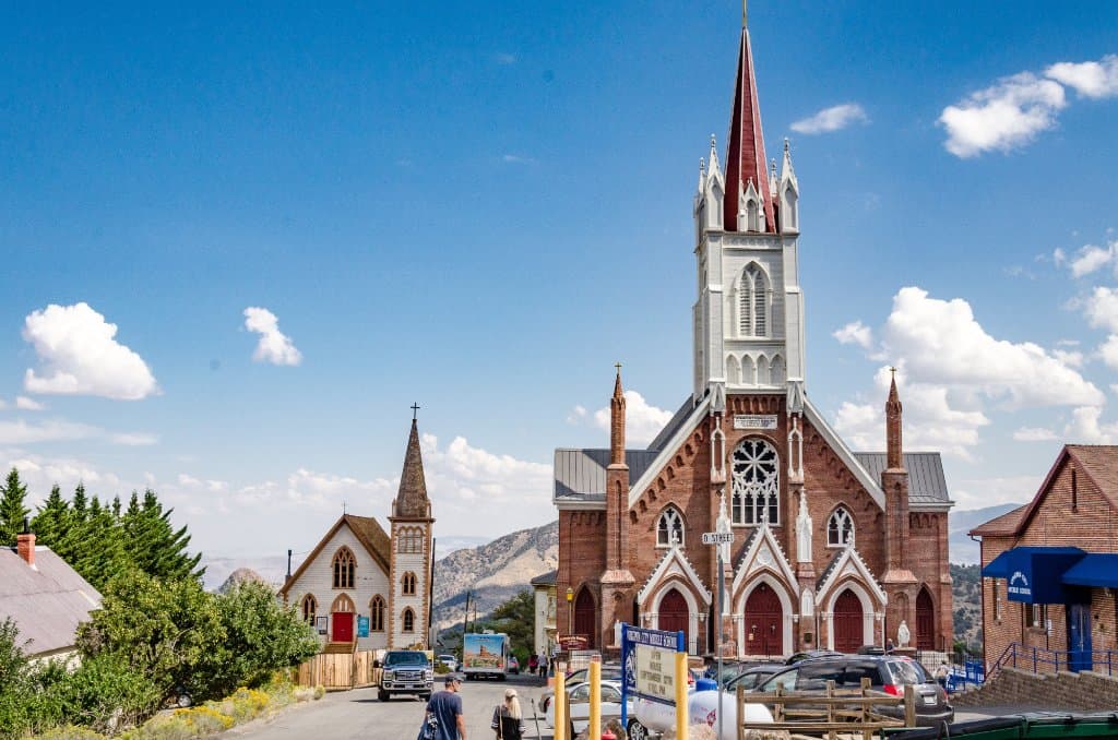 Looking down at St Mary's
