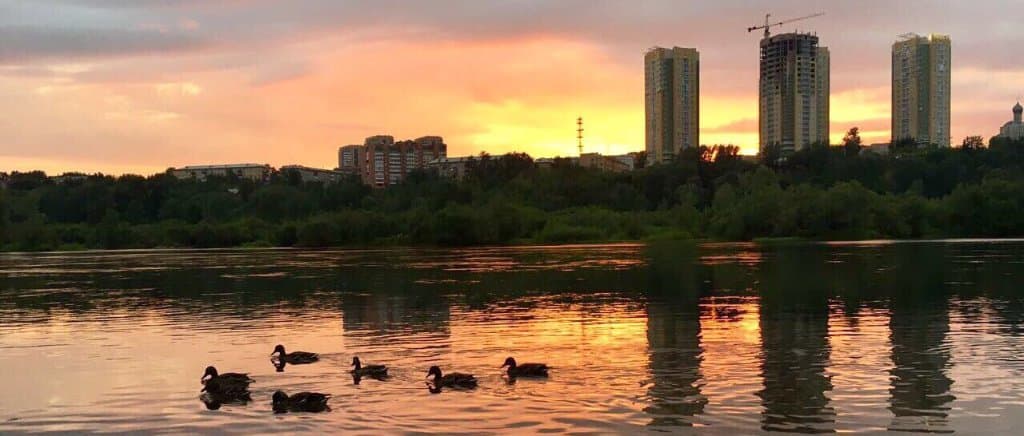Tatyshev Island Park Krasnoyarsk