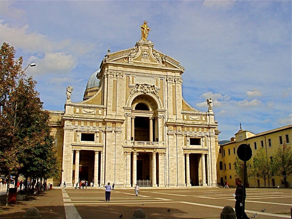Inside St. Mary of the Angels you will find the small, peaceful porziuncola of St. Francis