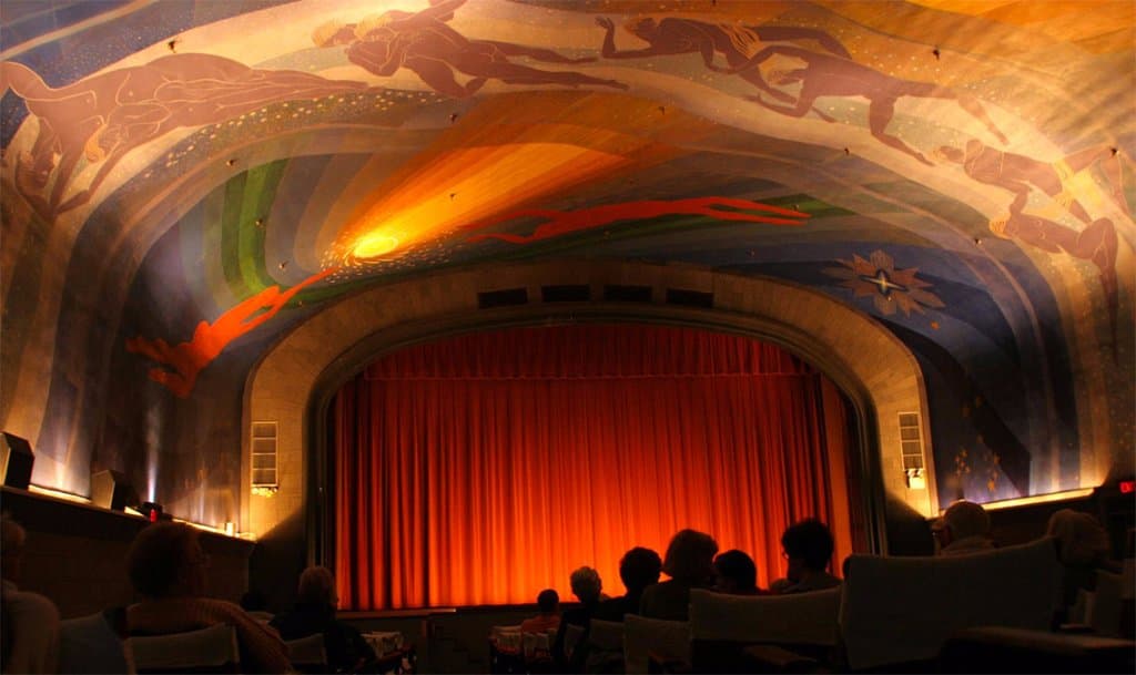 Cape Cinema's Rockwell Kent ceiling mural