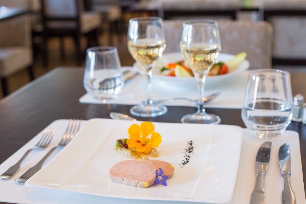 Foie gras de canard et sa gelée au gewurztraminer