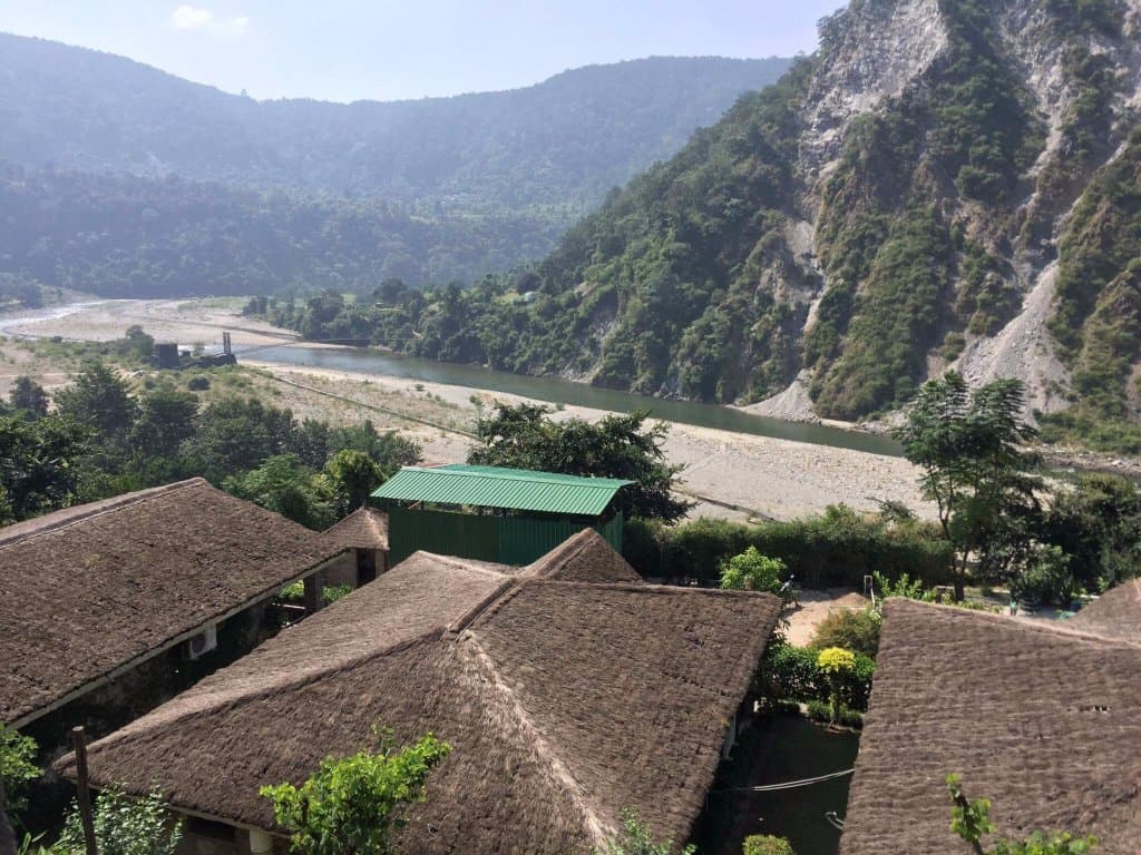 View of Kosi from the Hotel