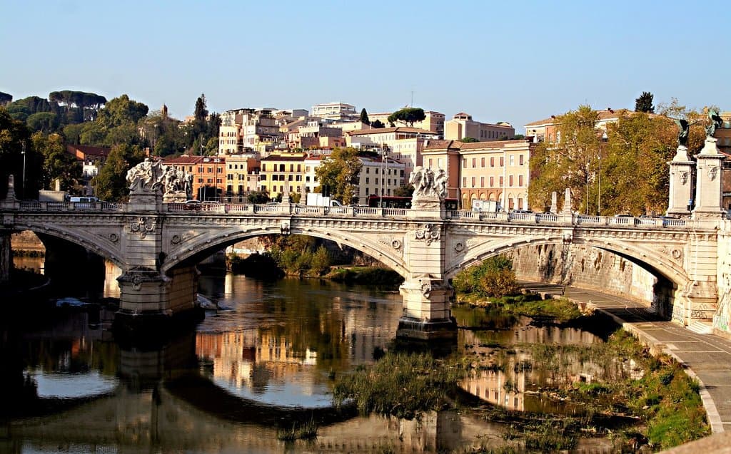 Colosseum from the Bus Stop Bridge