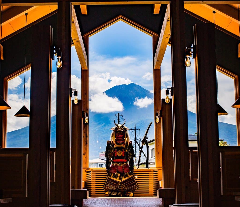 Store interior SAMURAI&Mt.Fuji