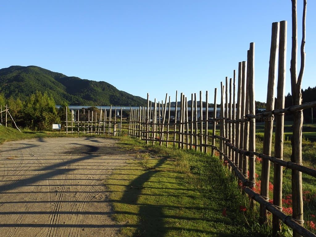 これが有名な馬防柵です