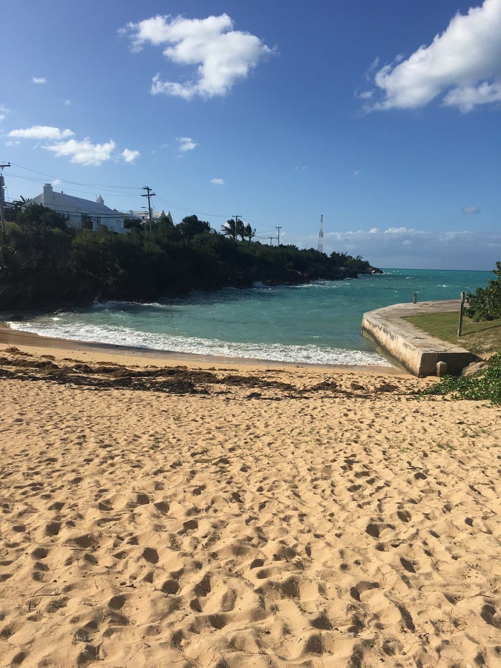 Attached sea glass beach.