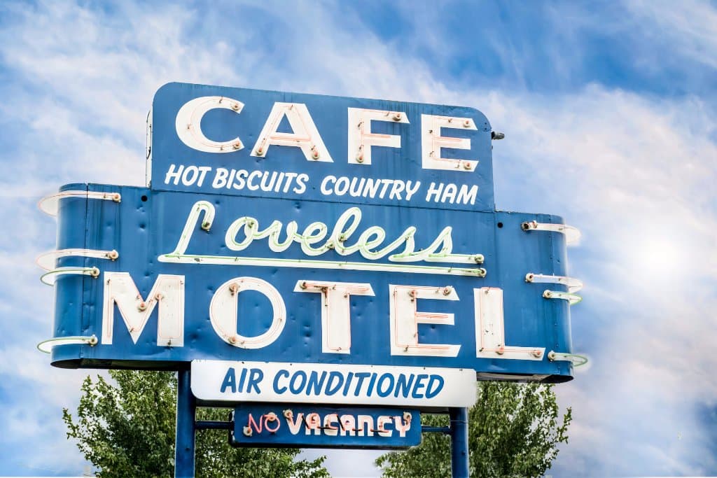 The famous neon sign on Highway 100 welcomes more than half a million guests every year.