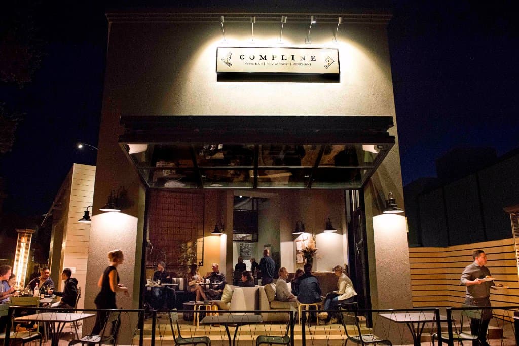 Compline's lounge and patio