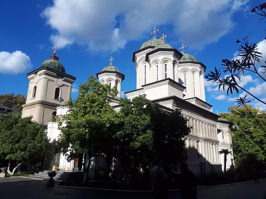 the church and the bell tower