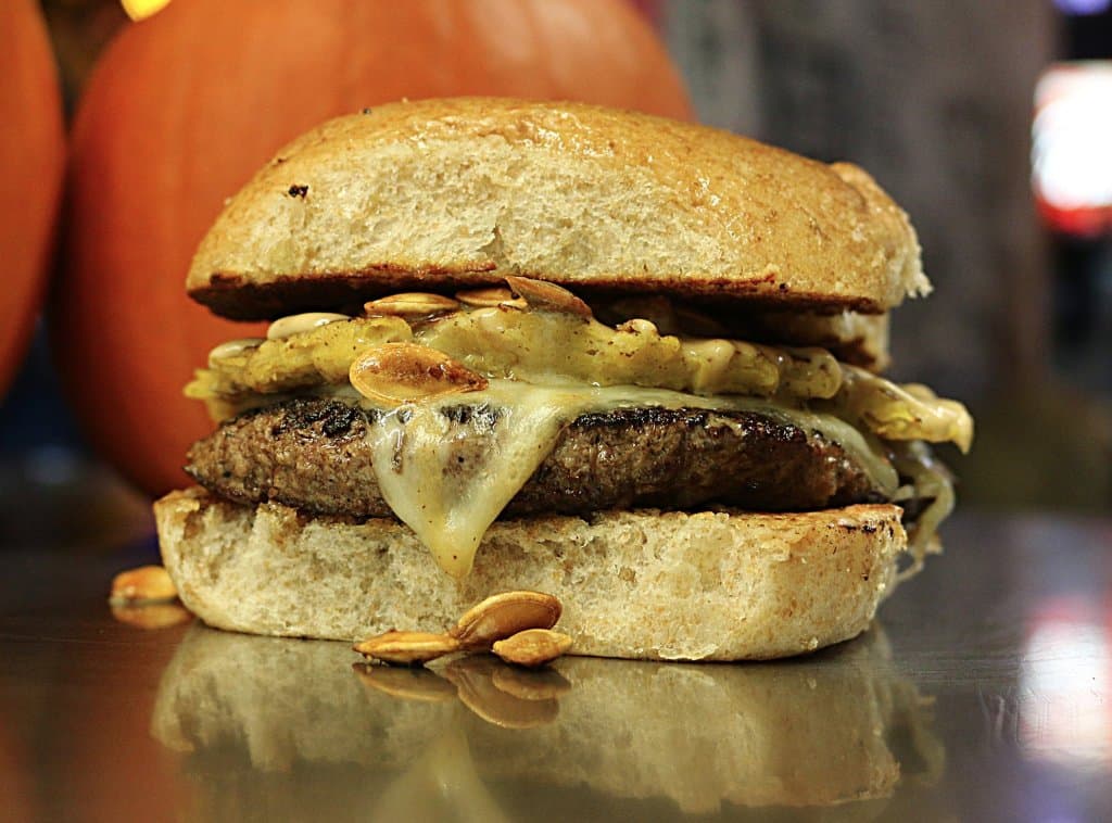 Pumpkin Spice Latte Burger