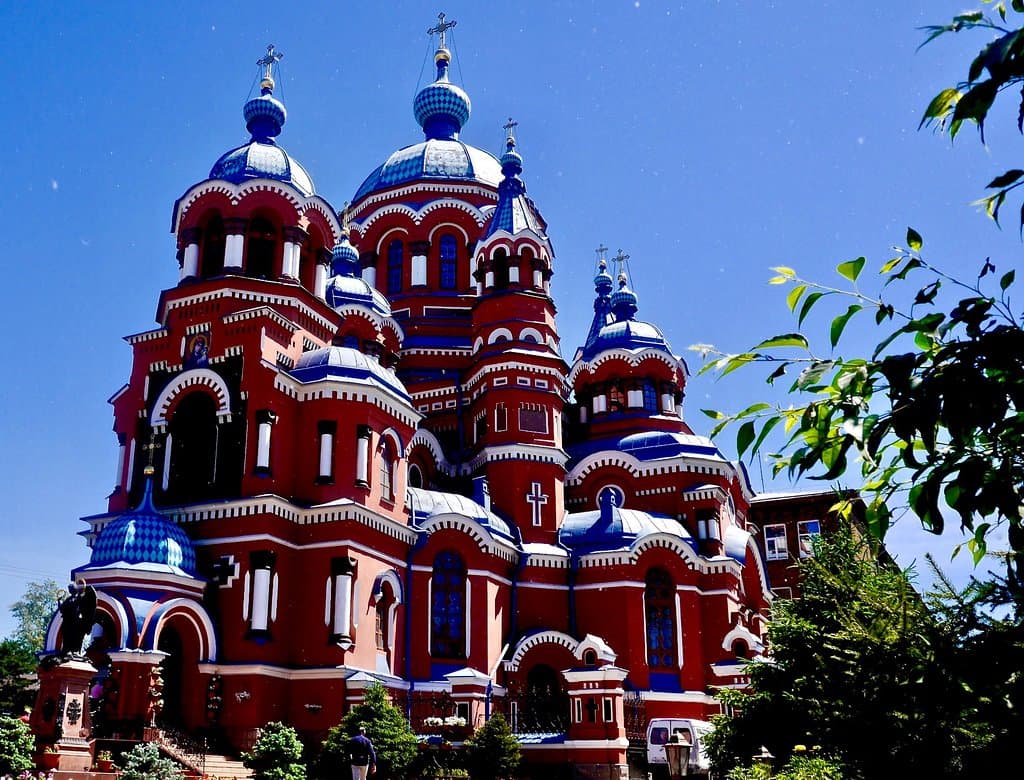 Notre-Dame de Kazan  style russo-bizantinen 1892