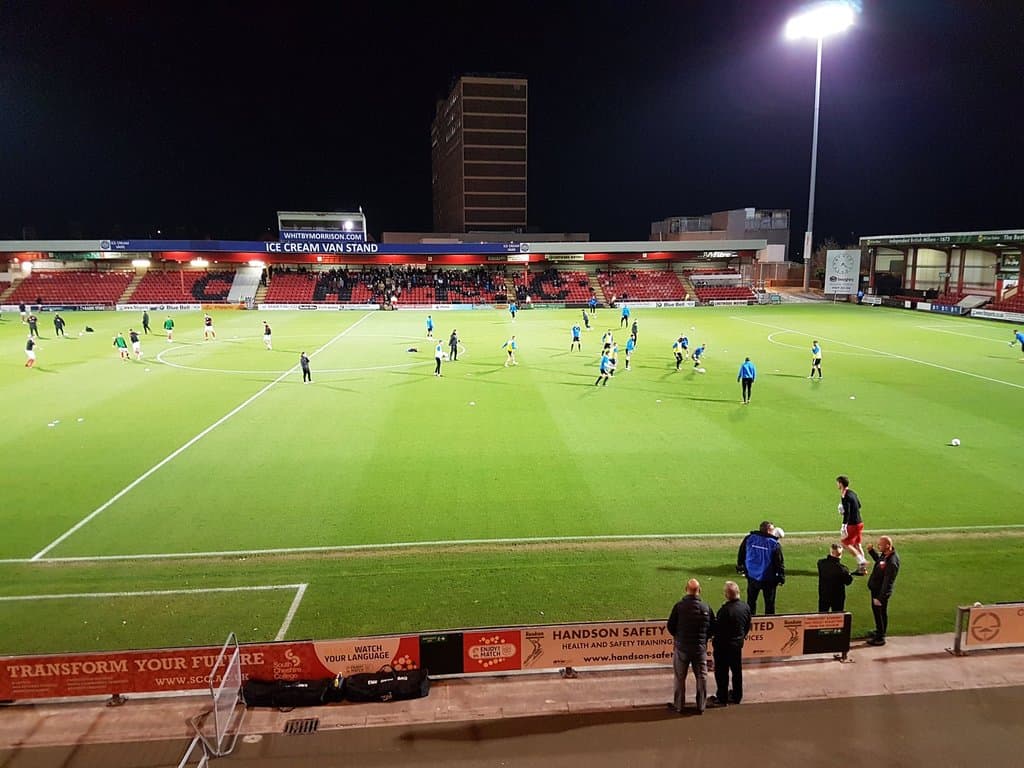 Before kockoff against Notts County