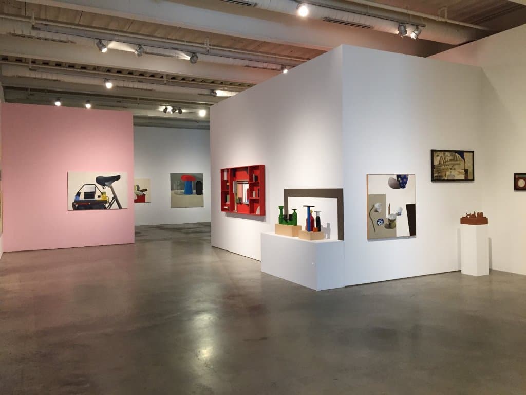 View of first display area with view toward the back