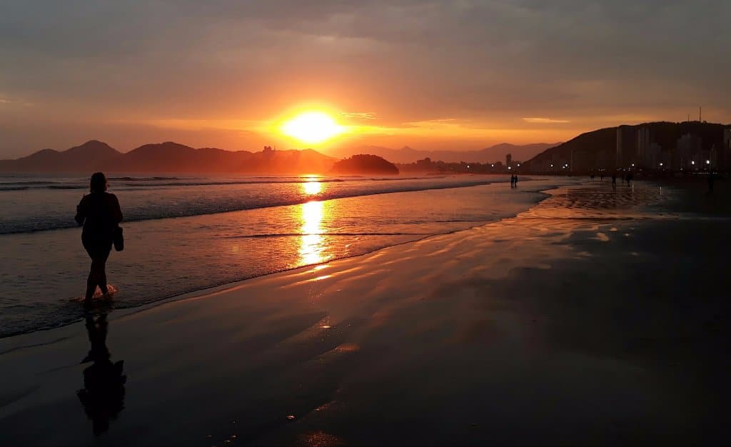 Gonzaga Beach Santos São Paulo Brazil
