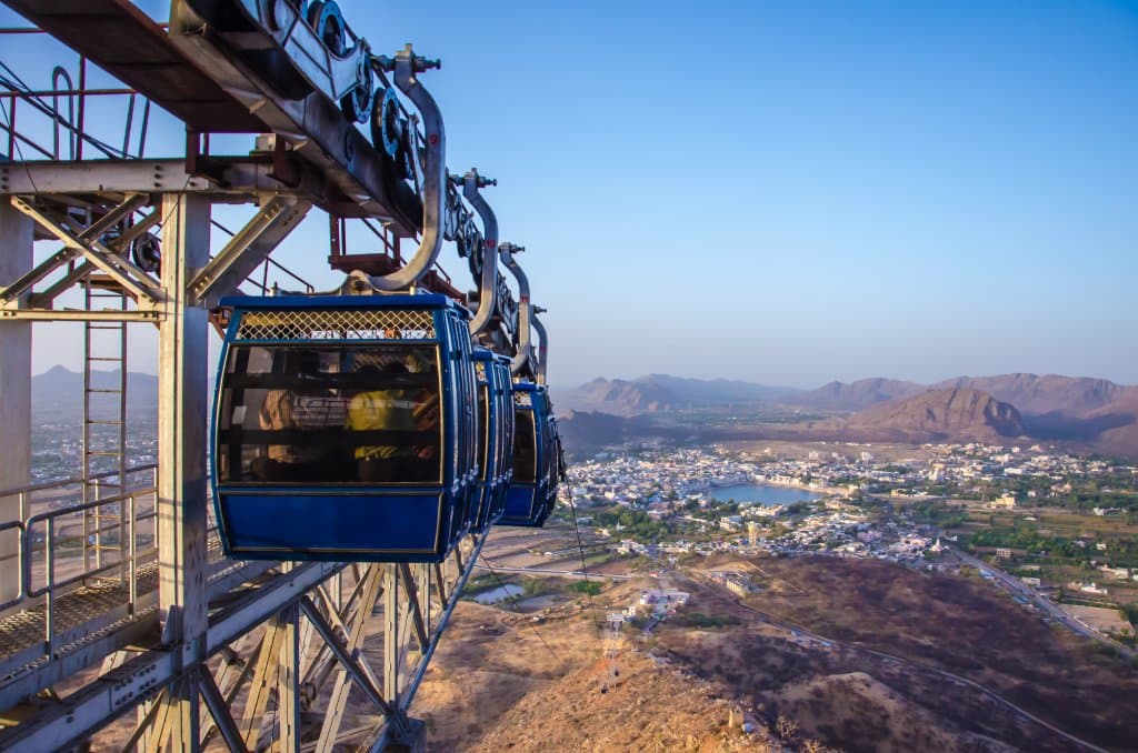 Pushkar Ropeway at Savitri Mata Temple