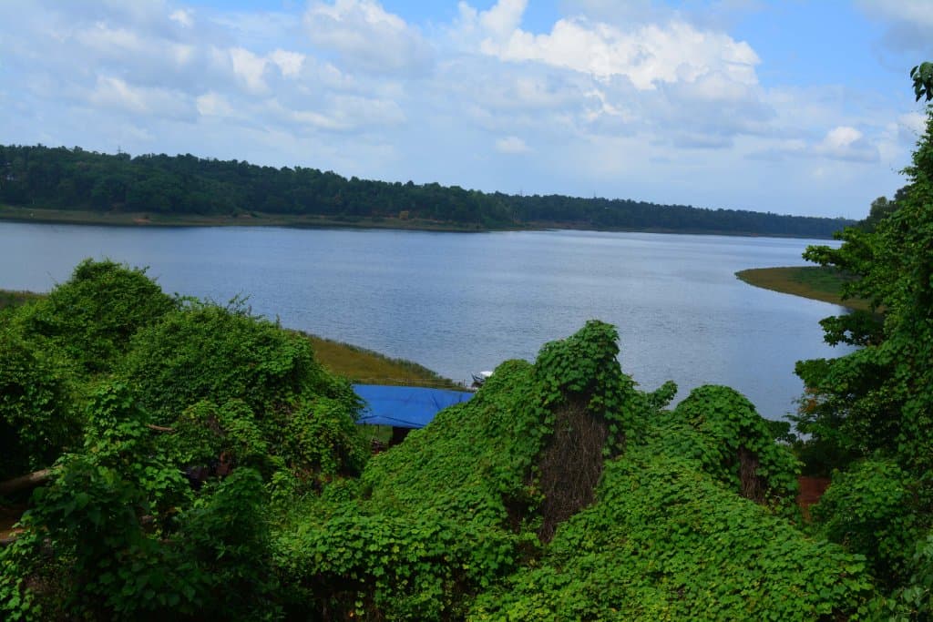 View of the lake from the Sasthamkotta Temple