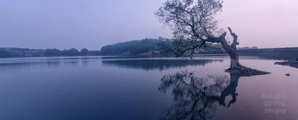 The lake during sunset on 20-Oct-2017