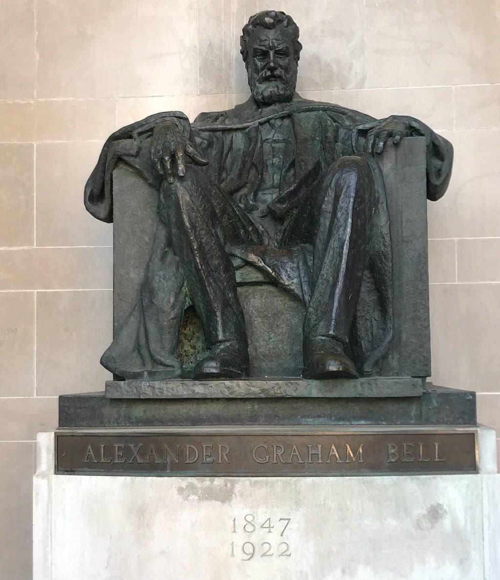 The statue