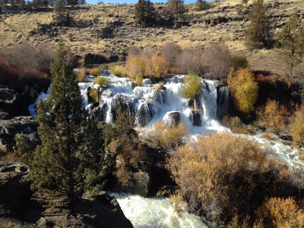 Cline Falls - a short walk from the park, under the bridge.