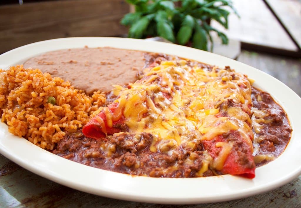 Enchilada platter