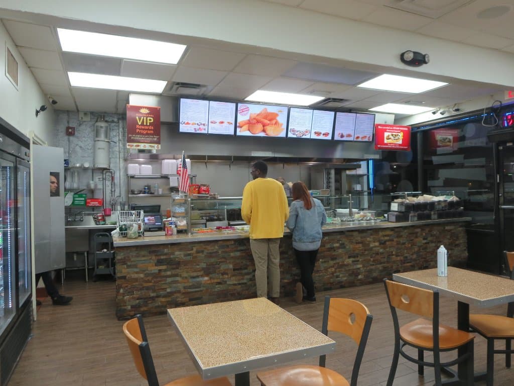 Inside of the restaurant