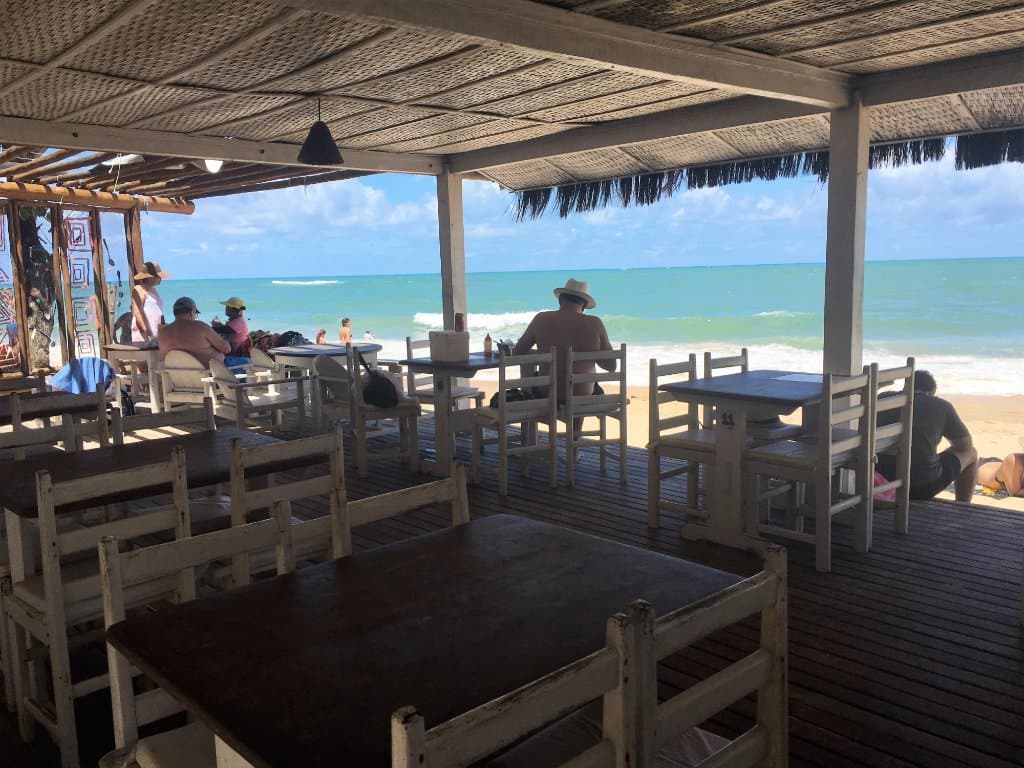 Barraca para refeições