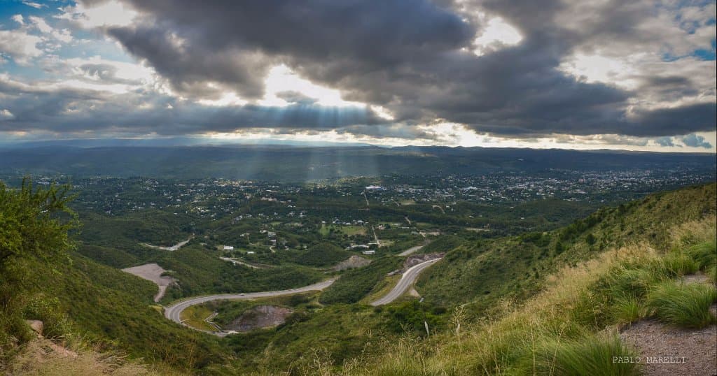 Vista hacia Valle Hermoso