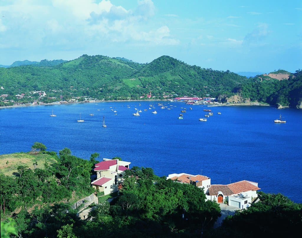 Vista de la bahía de San Juan del Sur