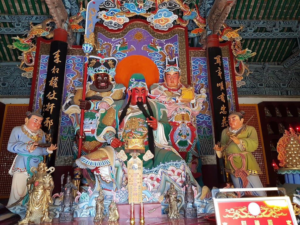 More statues.