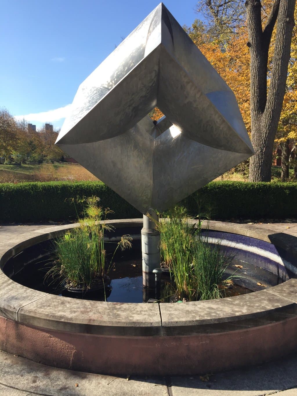 Outdoor sculpture garden is worth a visit; the Art Center is mainly for community classes and wo