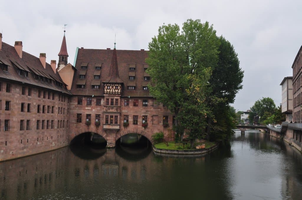 Building by the water