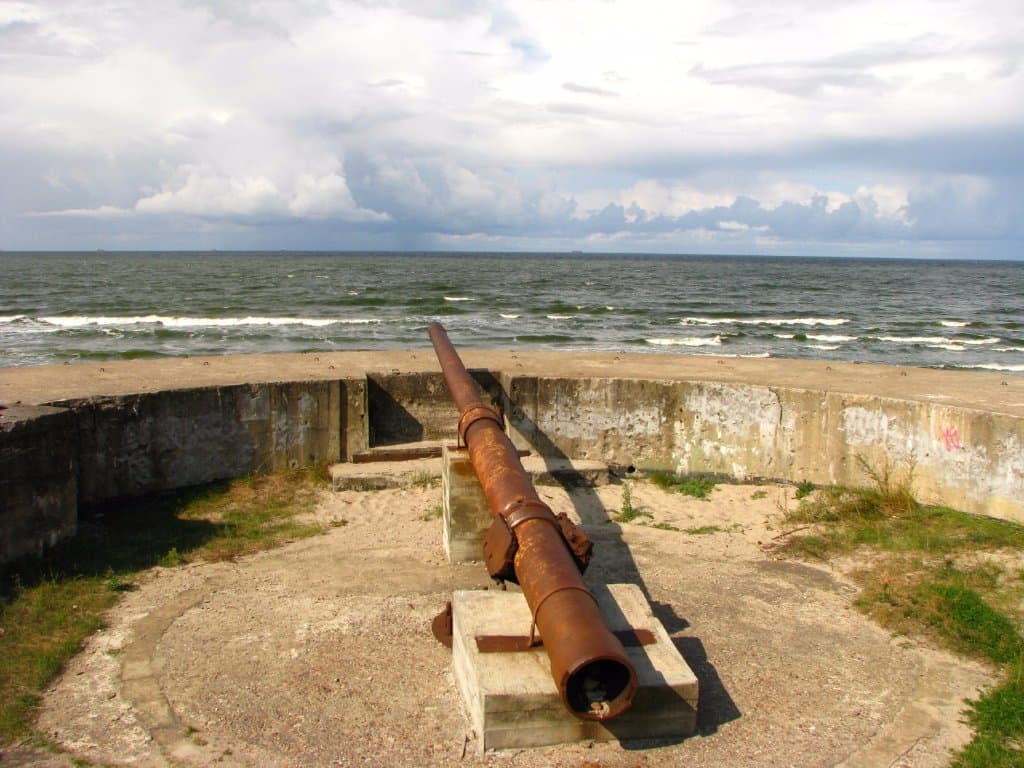 Barrel of "Flak-40" german cannon