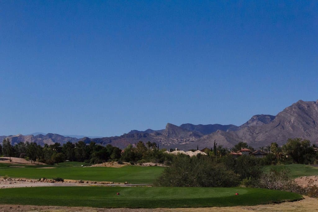 One of many beautiful views along the fairways