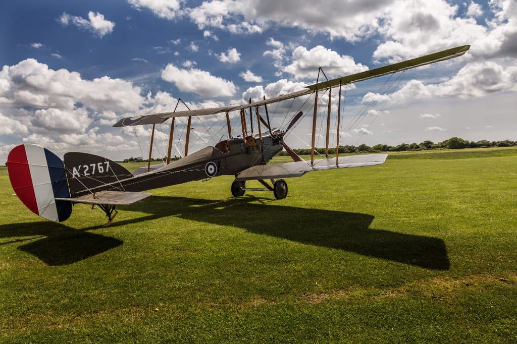 BE2E on the flightline.