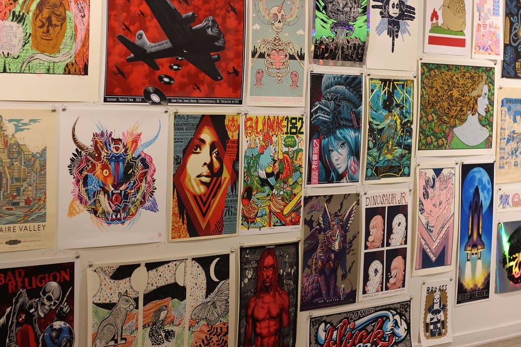 From the exhibit on gig posters.