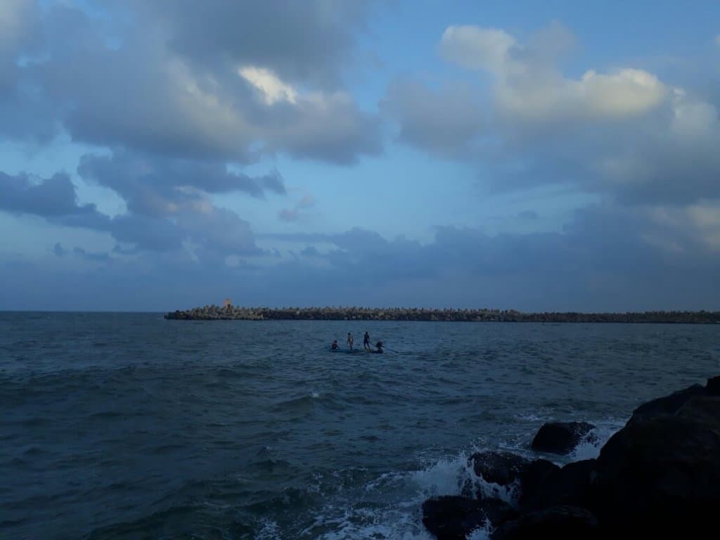 Evenings at kasimedu beach