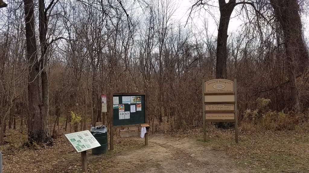 Trail and park entrance