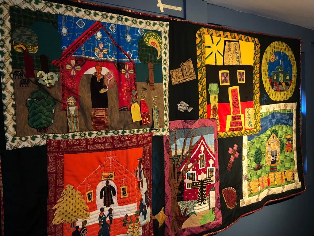 Handmade quilt that tells a story 