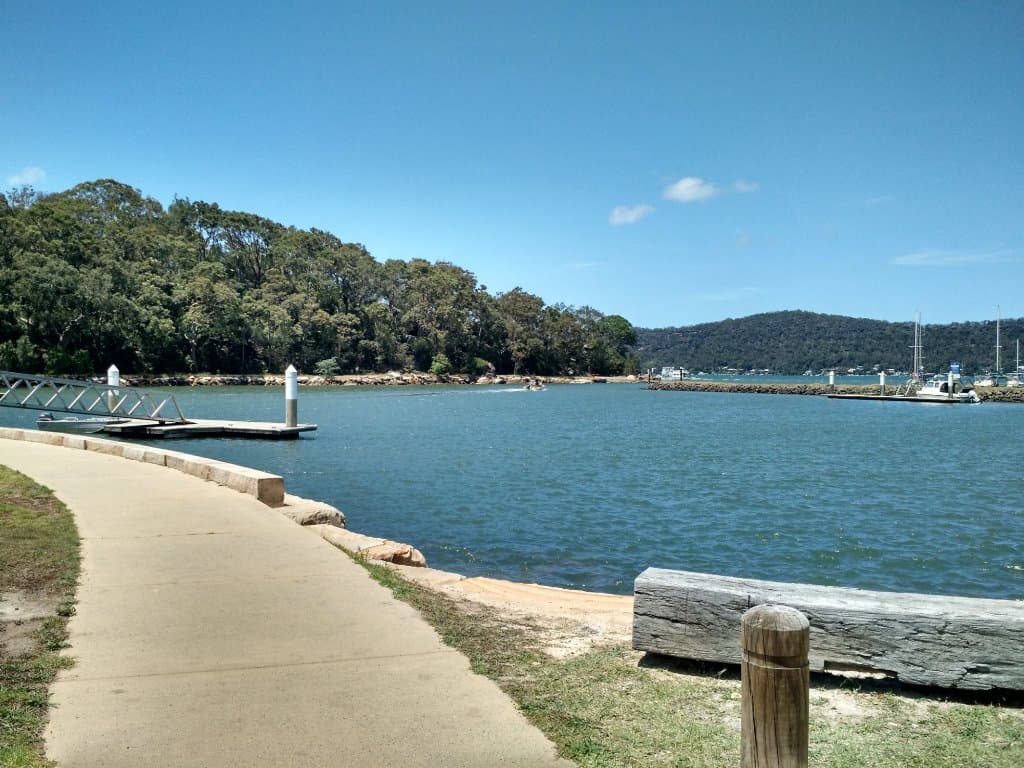 On the Hawkesbury River coastal path